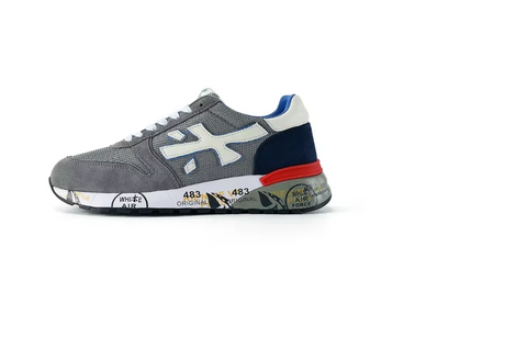 Premiata Meek sneakers grigio blu