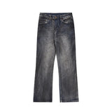 High Street Dirty Fit Jeans Strappati Stile Americano