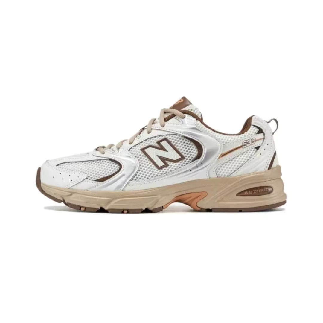 New Balance 530 bianco/marrone (colori introvabili sul mercato italiano)