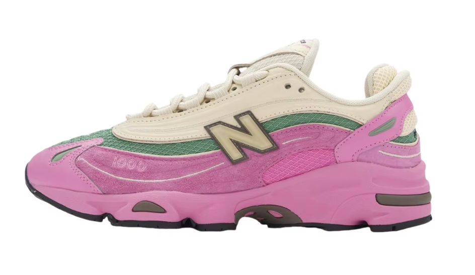 New Balance 1000 rosa beige verde