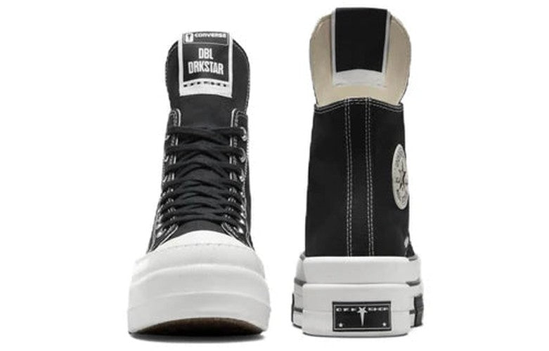 Converse Drkshdw Chuck Taylor All Star Dbl Drkstar Hi Rick Owens Drkstar Black