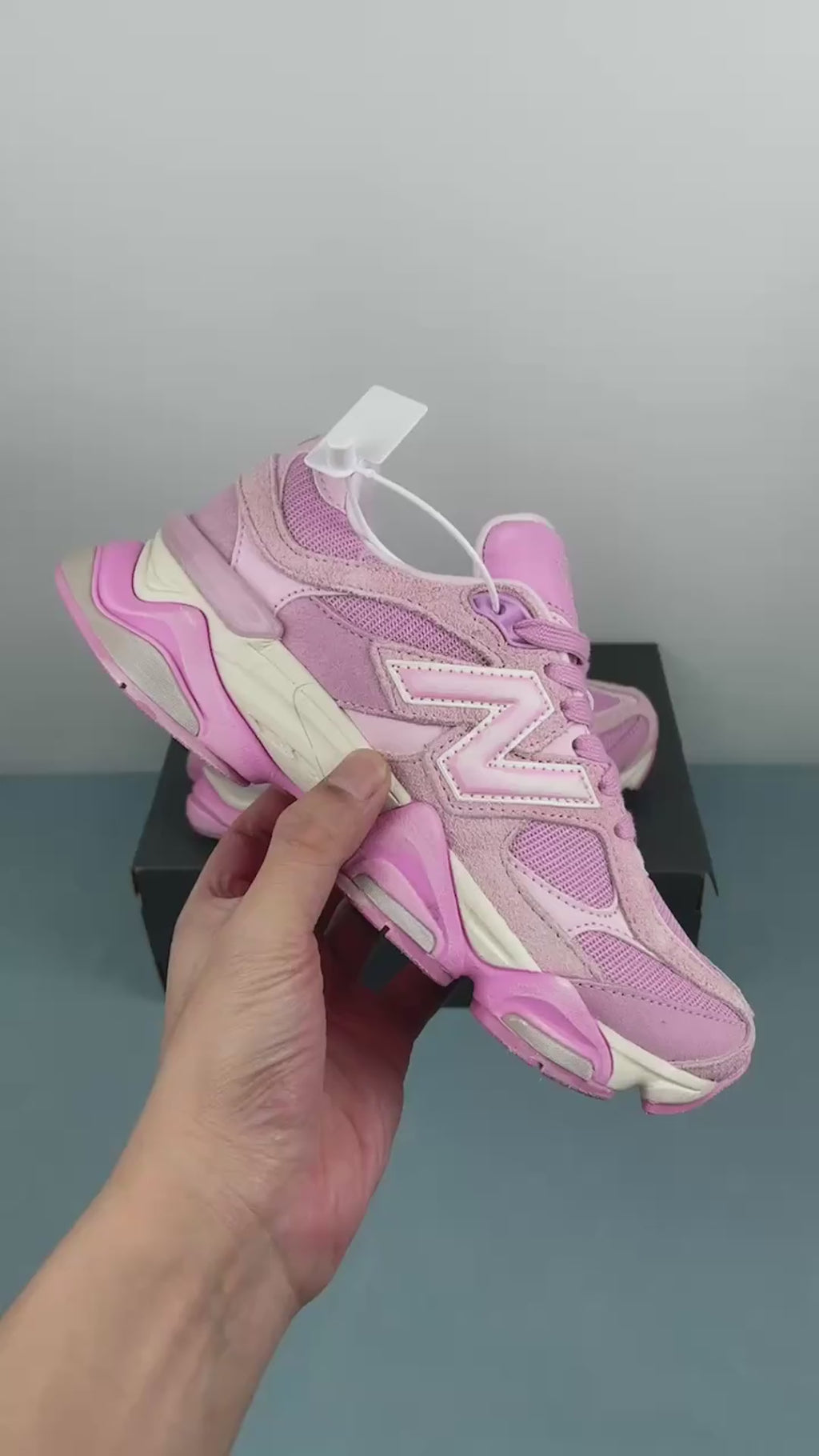 New Balance NB 9060 Exclusive Pink Overdye Asos.