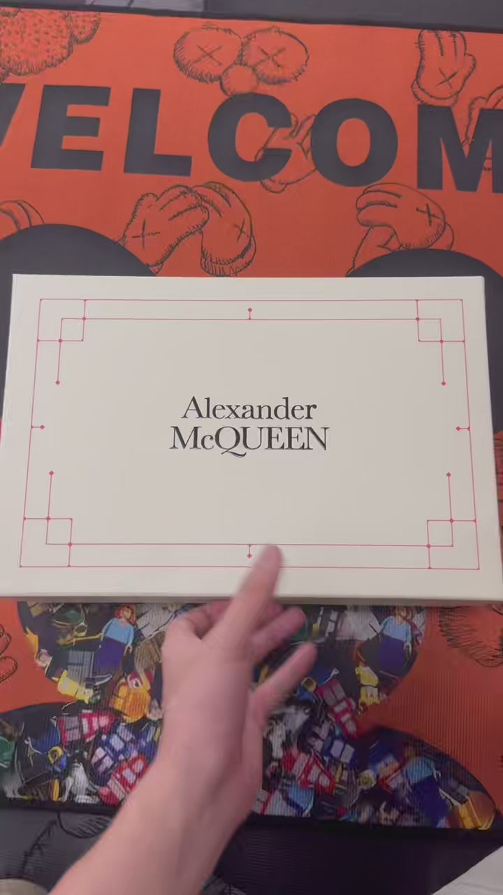 Alexander McQueen sneakers suola oversize Black/white