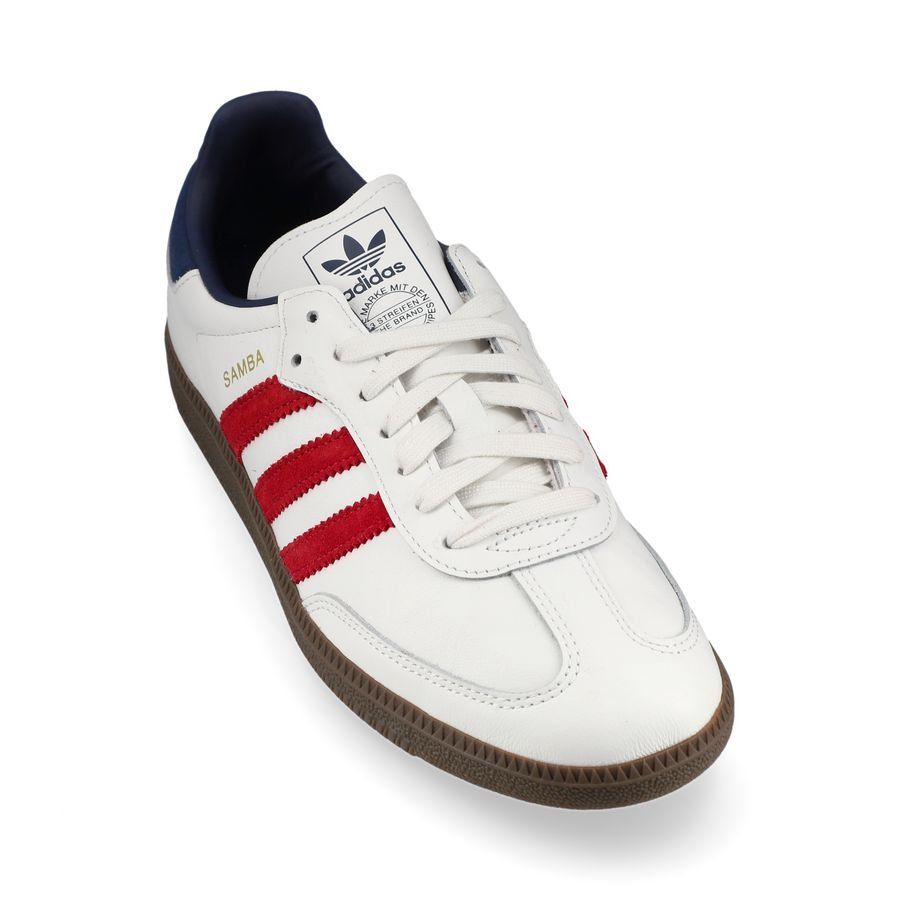 Adidas Samba Og-Core bianco/rosso/night indaco uomo-donna