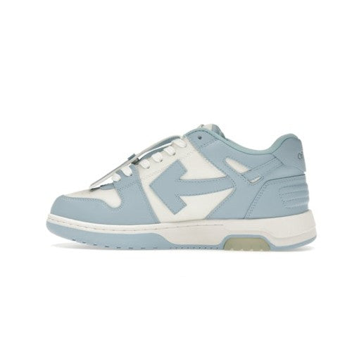 Off- White OOO Out Of Office sneakers Low Tops white light blue talloncino Off-White