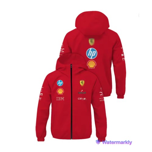 Giacca Scuderia F1 Team Racing rosso