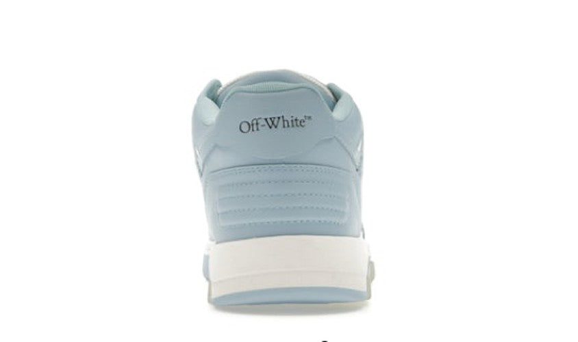 Off- White OOO Out Of Office sneakers Low Tops white light blue talloncino Off-White